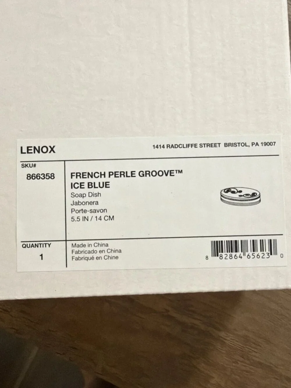 Lenox groove beaded pattern